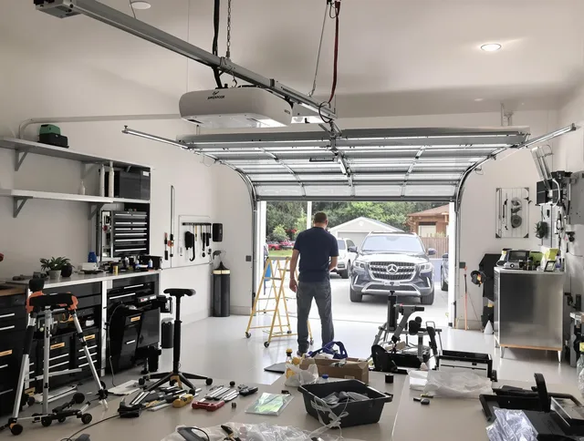 Garage door opener installation by North Olmsted Garage Door Repair in North Olmsted