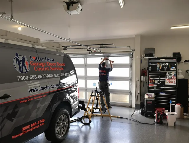 North Olmsted Garage Door Repair team performing same-day garage door repair in North Olmsted